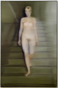 Ema, Akt auf einer Treppe
